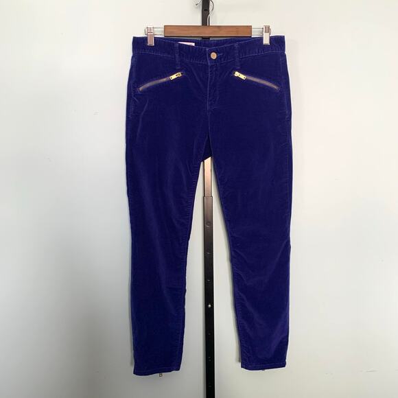 GAP 1969 Velvet Always Skinny Skimmer Pants in Becca Blue Size 31R - Picture 2 of 8